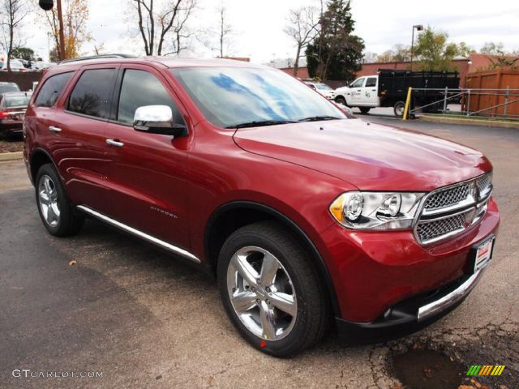 Deep Cherry Red Crystal Pearl 2013 Dodge Durango Citadel AWD Exterior Photo #72847080