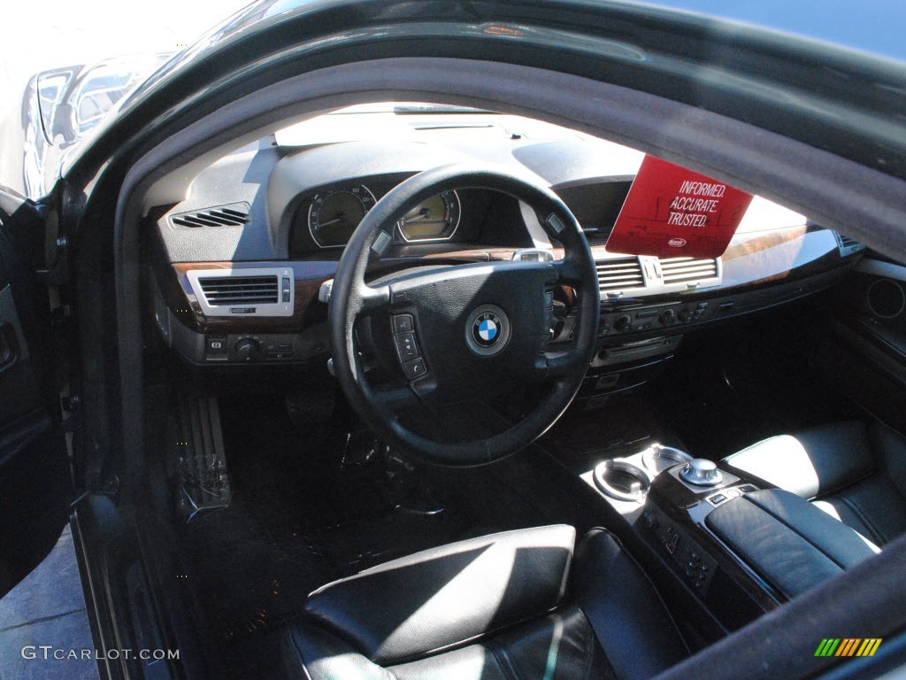 2003 7 Series 745Li Sedan - Titanium Grey Metallic / Black/Black photo #14