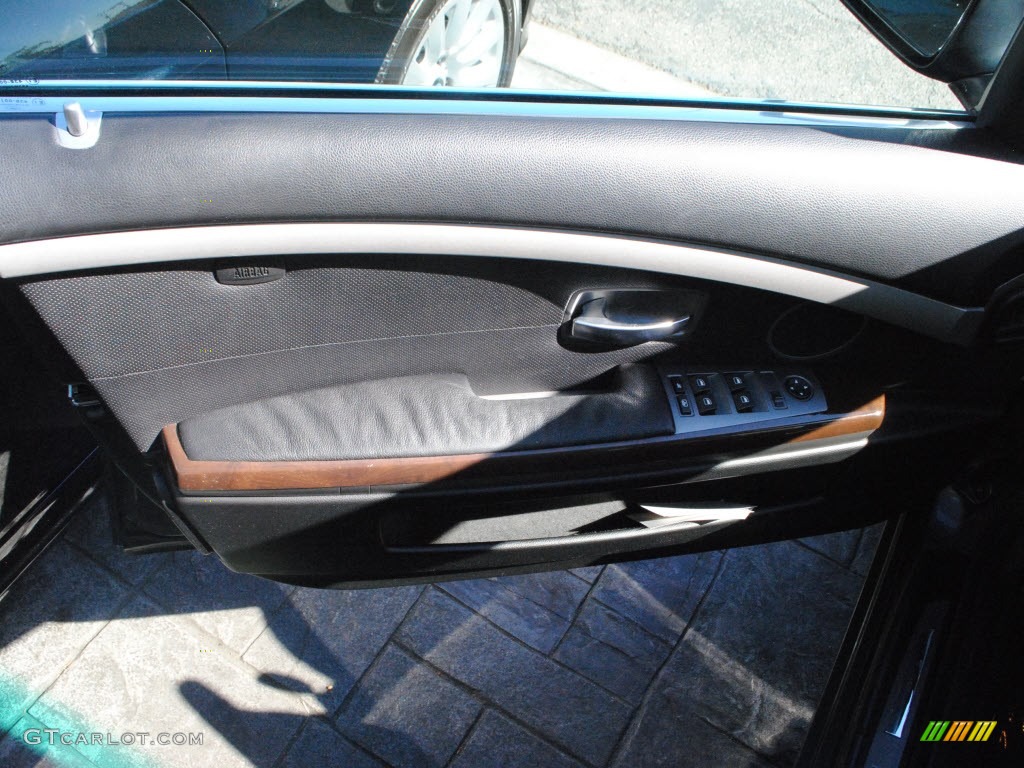 2003 7 Series 745Li Sedan - Titanium Grey Metallic / Black/Black photo #15