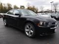 2013 Pitch Black Dodge Charger SXT  photo #2