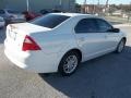 2011 White Suede Ford Fusion S  photo #3