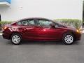 Crimson Pearl - Civic LX Sedan Photo No. 2