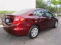 Crimson Pearl - Civic LX Sedan Photo No. 3