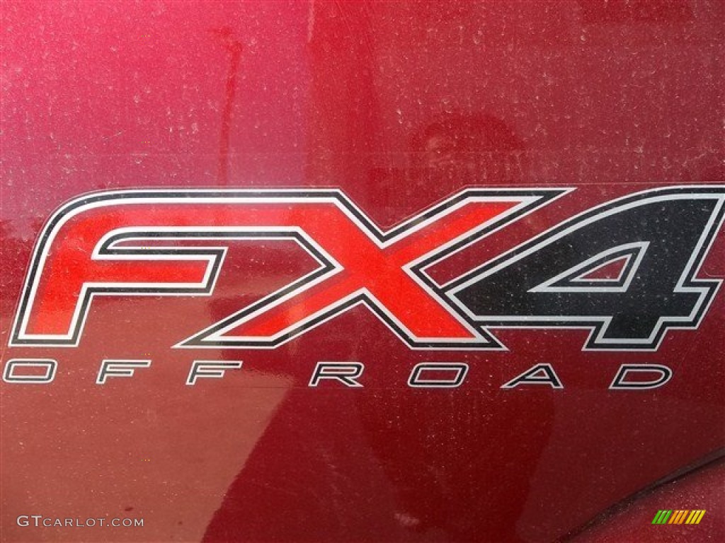 2013 F150 FX4 SuperCrew 4x4 - Ruby Red Metallic / Black photo #12