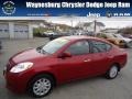 2012 Red Brick Nissan Versa 1.6 SV Sedan  photo #1