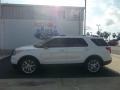 2013 White Platinum Tri-Coat Ford Explorer XLT  photo #2