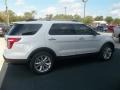 2013 White Platinum Tri-Coat Ford Explorer XLT  photo #11