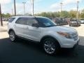 2013 White Platinum Tri-Coat Ford Explorer XLT  photo #15