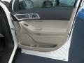 2013 White Platinum Tri-Coat Ford Explorer XLT  photo #36