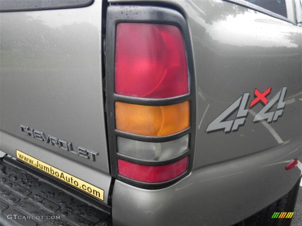 2002 Silverado 3500 LS Extended Cab 4x4 Dually - Light Pewter Metallic / Graphite photo #14