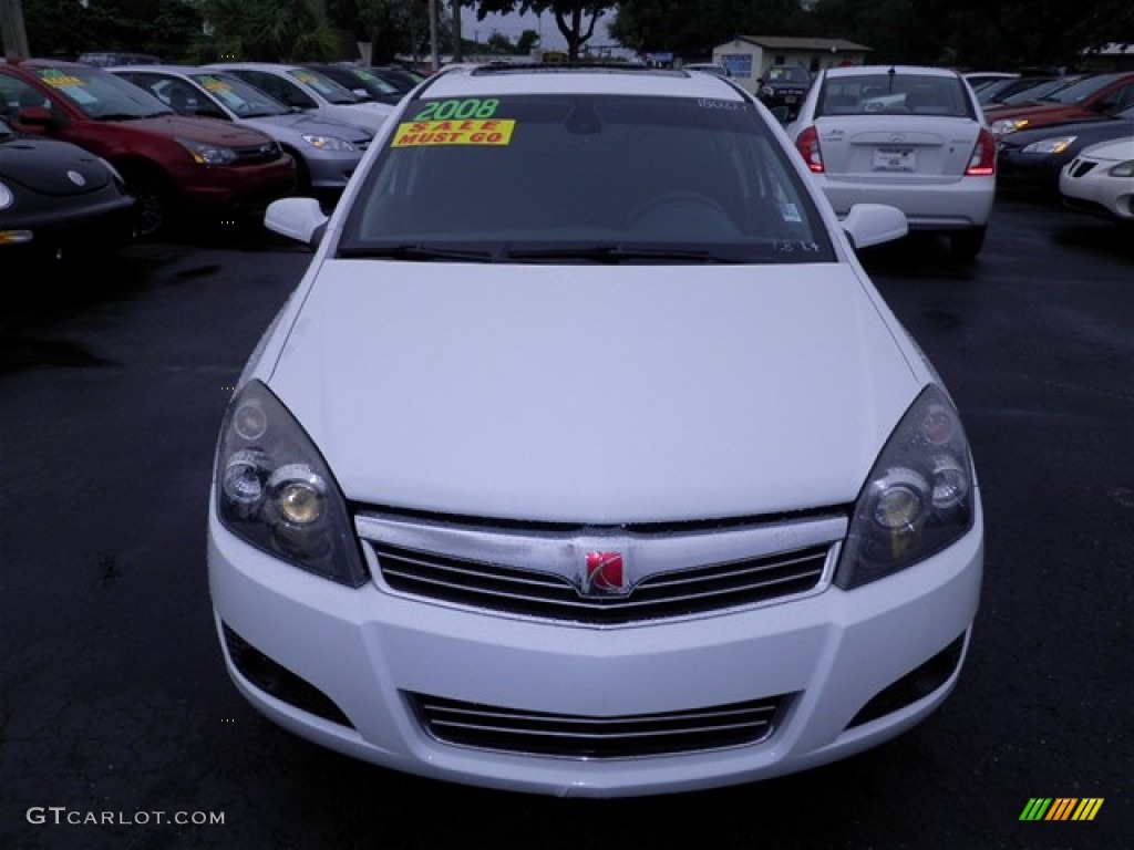 2008 Astra XR Sedan - Arctic White / Charcoal photo #7