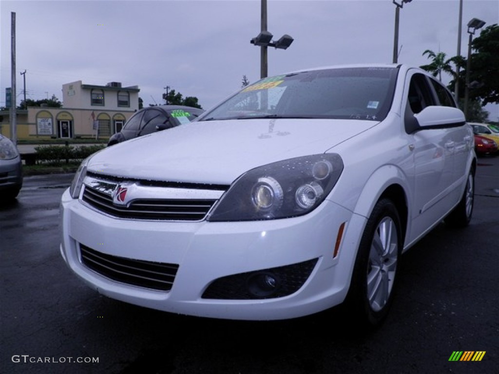 2008 Astra XR Sedan - Arctic White / Charcoal photo #11