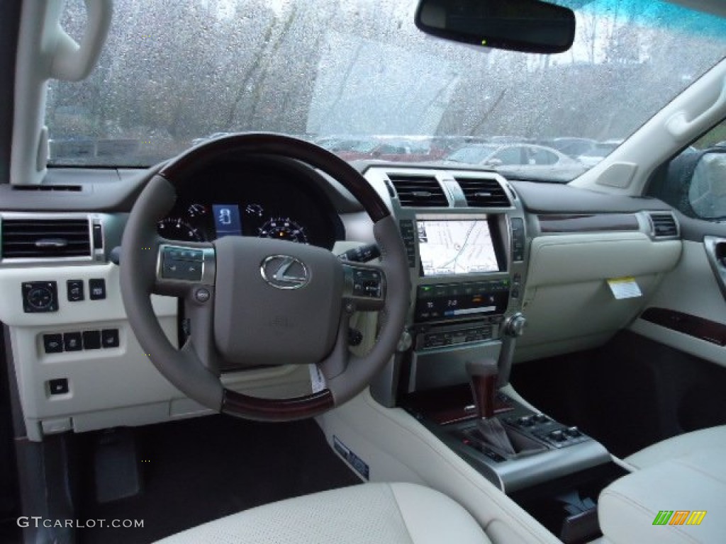 2013 Lexus GX 460 Premium Ecru/Auburn Bubinga Dashboard Photo #72853779