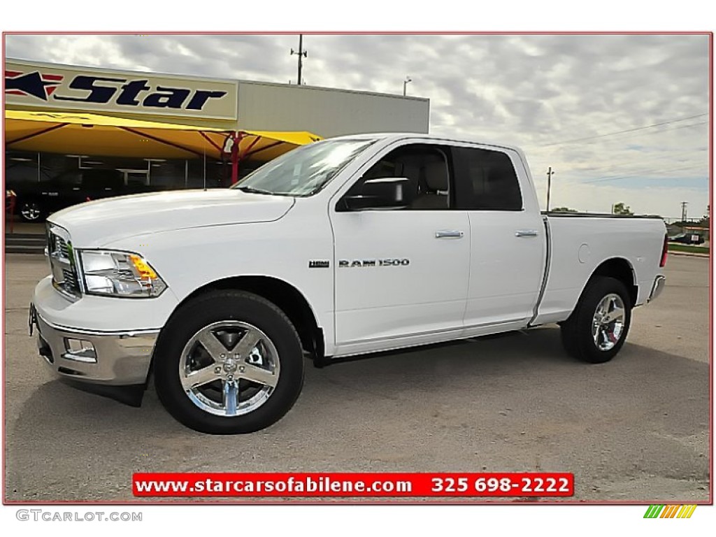 Bright White Dodge Ram 1500