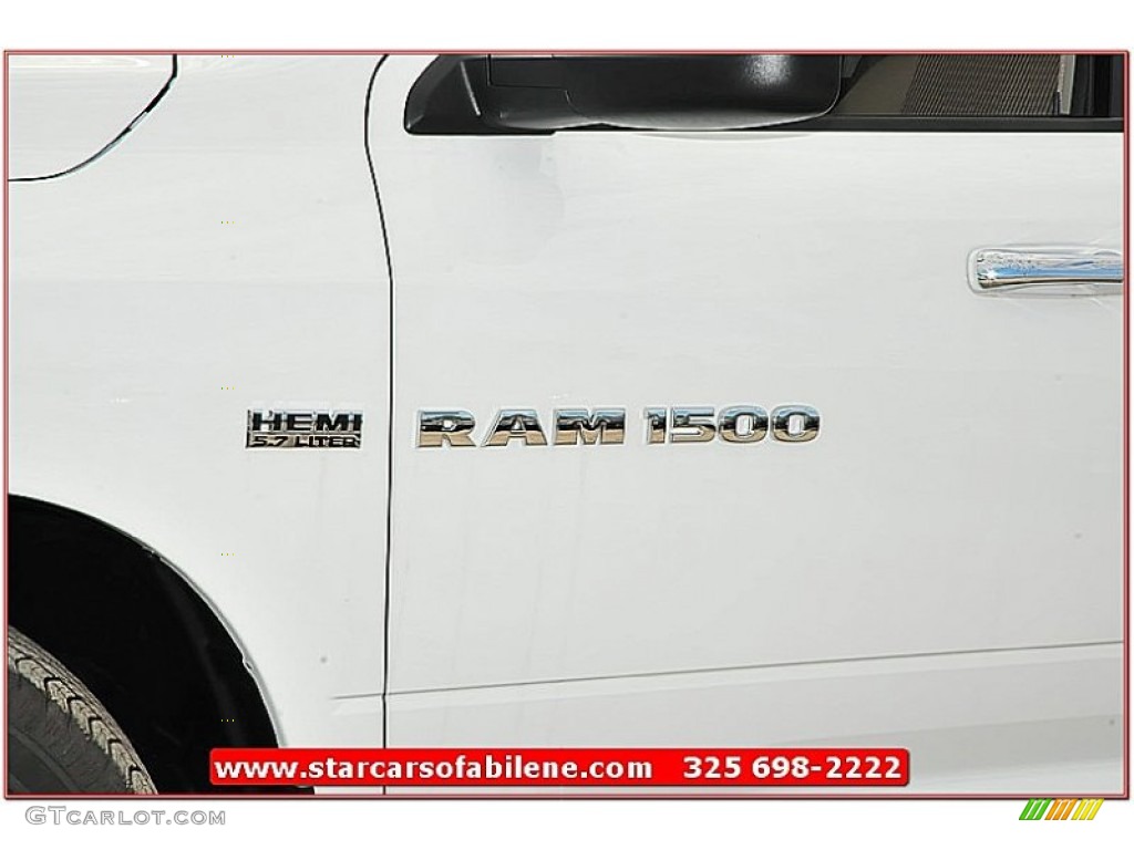 2012 Ram 1500 Lone Star Quad Cab 4x4 - Bright White / Light Pebble Beige/Bark Brown photo #2