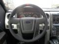 Raptor Black Leather/Cloth Steering Wheel Photo for 2013 Ford F150 #72854188