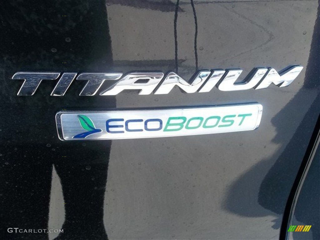 2013 Escape Titanium 2.0L EcoBoost - Tuxedo Black Metallic / Charcoal Black photo #7