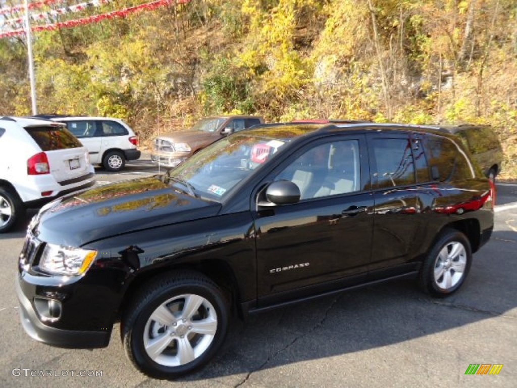 2013 Compass Sport 4x4 - Black / Dark Slate Gray photo #1