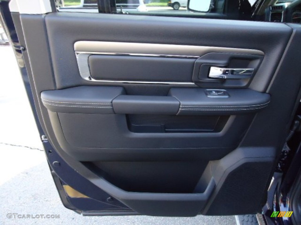 2013 Ram 1500 Sport Crew Cab 4x4 Black Door Panel Photo #72855921