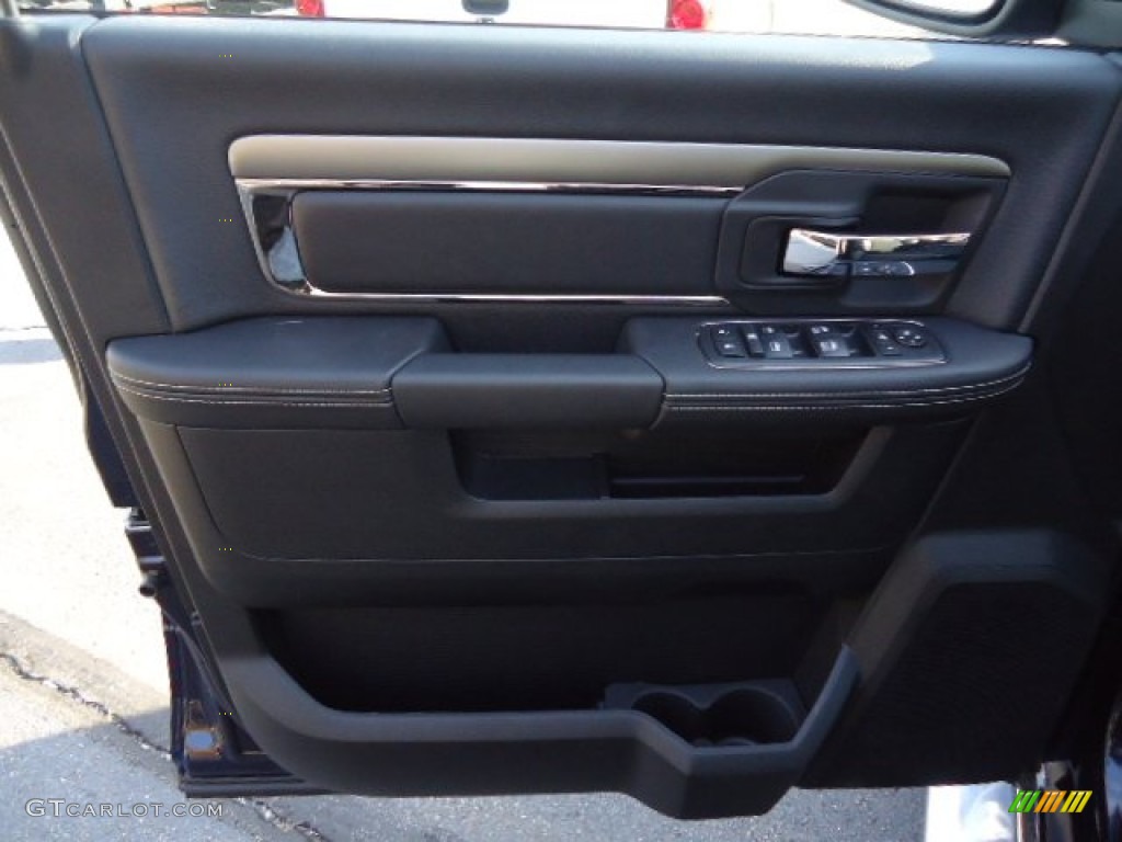 2013 Ram 1500 Sport Crew Cab 4x4 Black Door Panel Photo #72855933