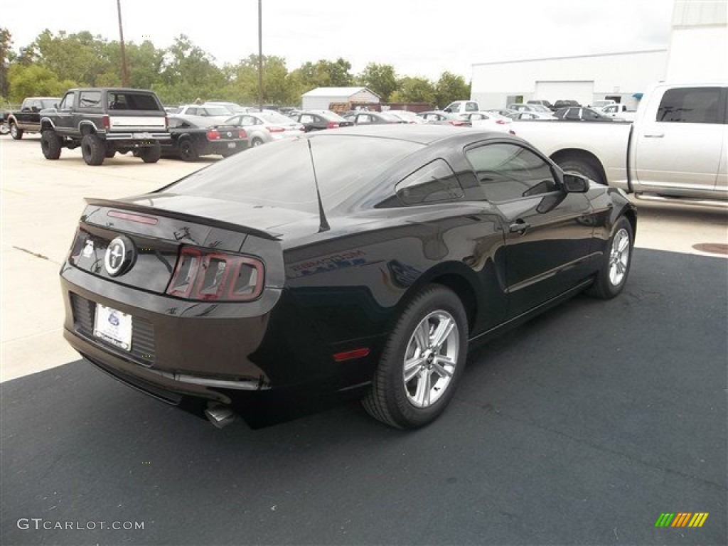 2013 Mustang V6 Coupe - Black / Charcoal Black photo #8