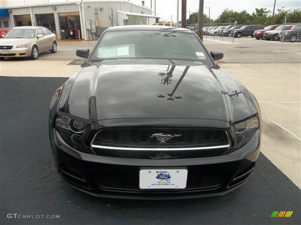 2013 Mustang V6 Coupe - Black / Charcoal Black photo #14
