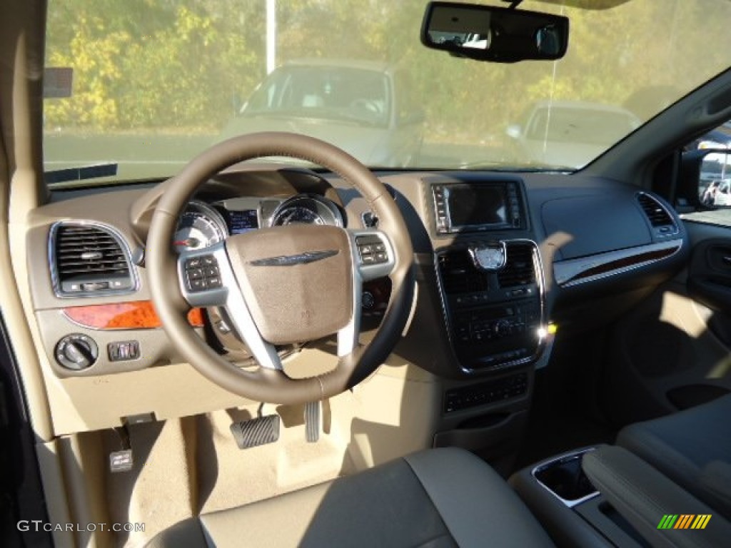 2013 Town & Country Touring - L - True Blue Pearl / Dark Frost Beige/Medium Frost Beige photo #13