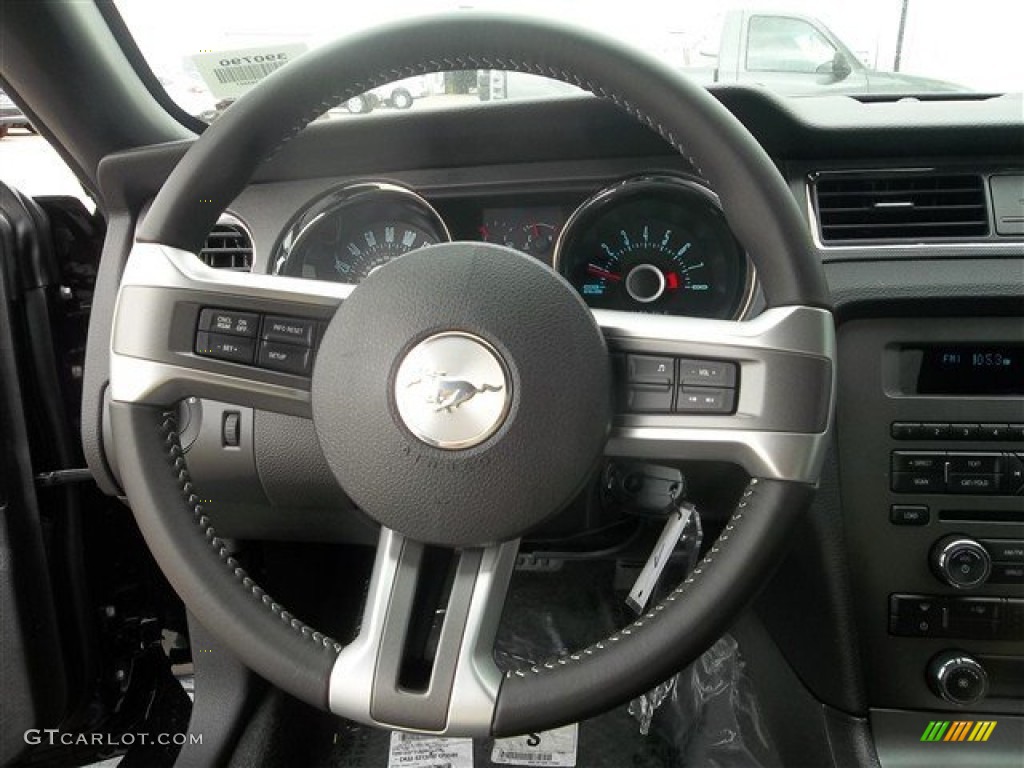 2013 Mustang V6 Coupe - Black / Charcoal Black photo #39
