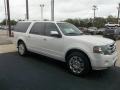 2013 White Platinum Tri-Coat Ford Expedition EL Limited 4x4  photo #17