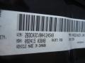 PXR: Brilliant Black Crystal Pearl 2010 Dodge Charger SXT Color Code