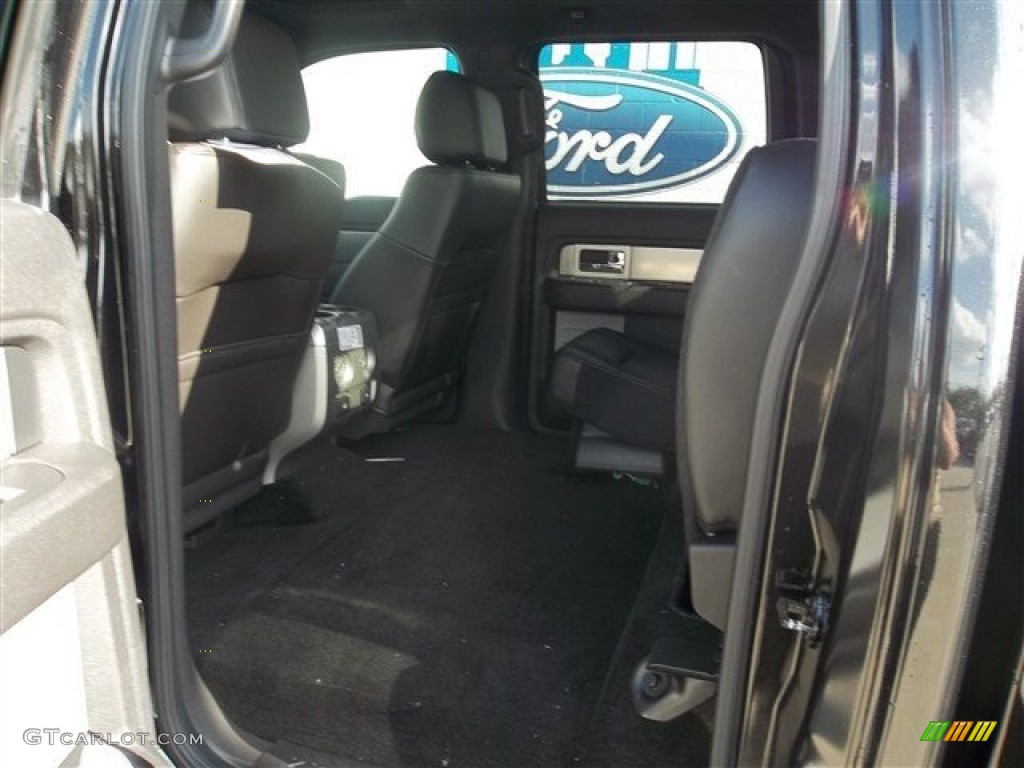 2013 F150 SVT Raptor SuperCrew 4x4 - Tuxedo Black Metallic / Raptor Black Leather/Cloth photo #37
