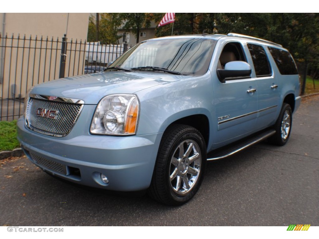 Ice Blue Metallic 2011 GMC Yukon XL Denali AWD Exterior Photo #72858466