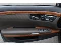 designo Corteccia Grey 2007 Mercedes-Benz S 600 Sedan Door Panel