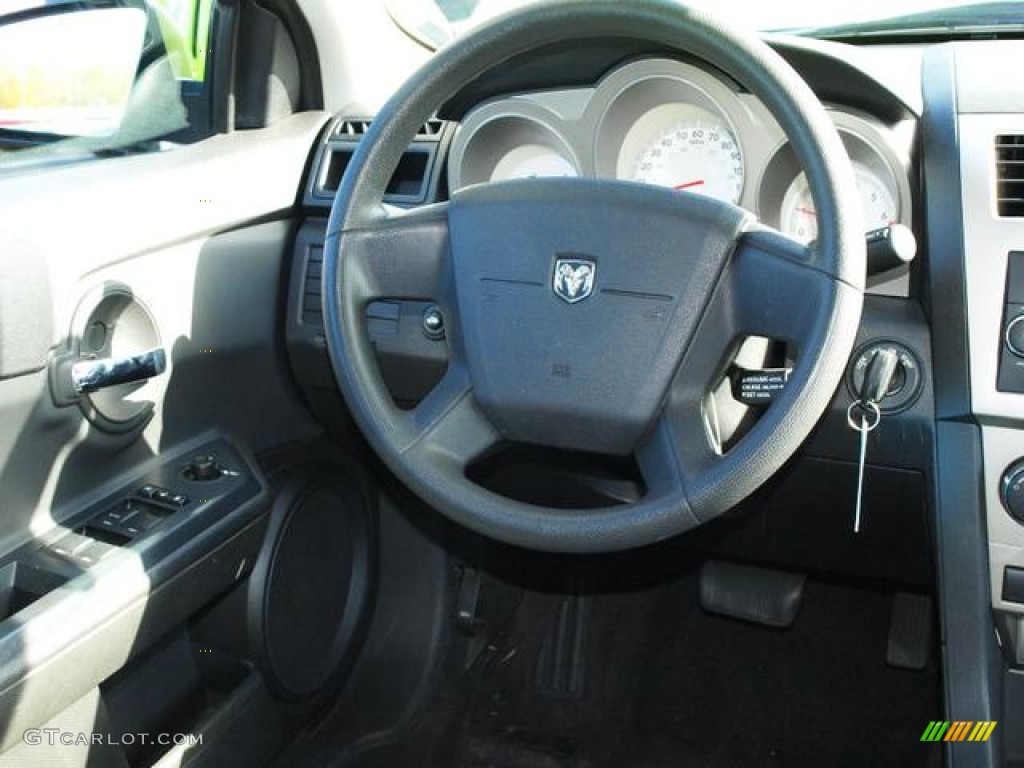 2009 Dodge Avenger SXT Dark Slate Gray Steering Wheel Photo #72859470