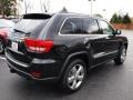 2013 Brilliant Black Crystal Pearl Jeep Grand Cherokee Overland 4x4  photo #3
