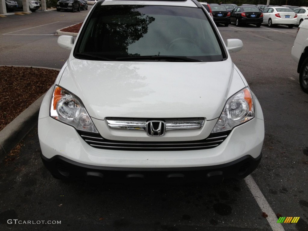 2007 CR-V EX-L - Taffeta White / Gray photo #2