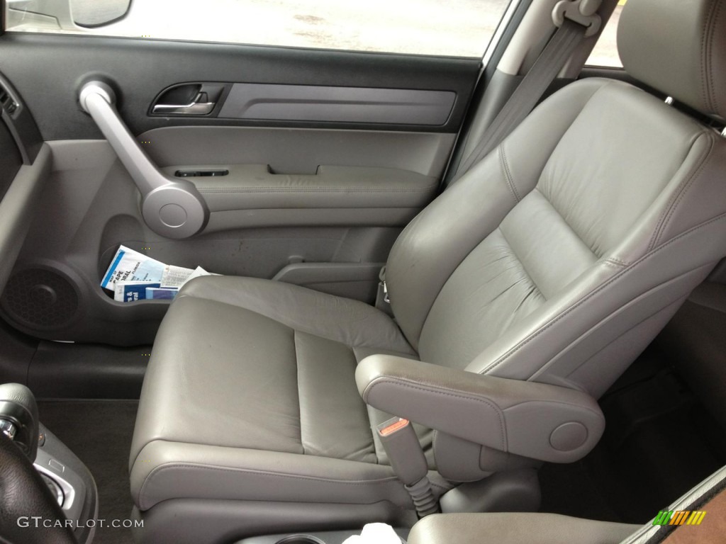 2007 CR-V EX-L - Taffeta White / Gray photo #6