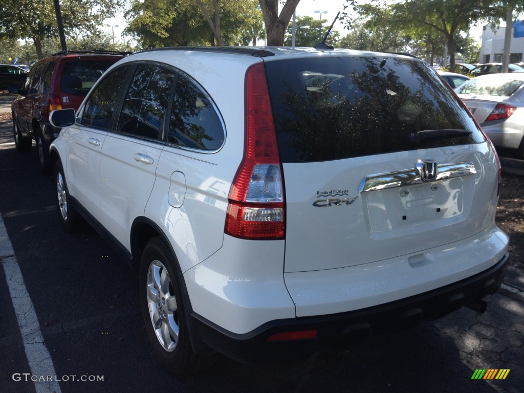 2009 CR-V LX - Taffeta White / Gray photo #6