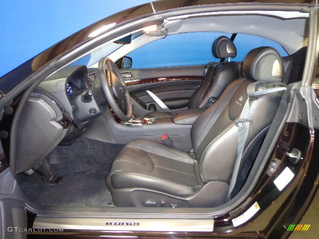 Graphite Interior 2012 Infiniti G 37 Convertible Photo #72863118