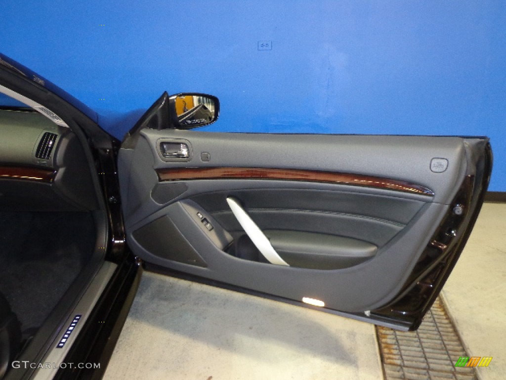 2012 Infiniti G 37 Convertible Graphite Door Panel Photo #72863312