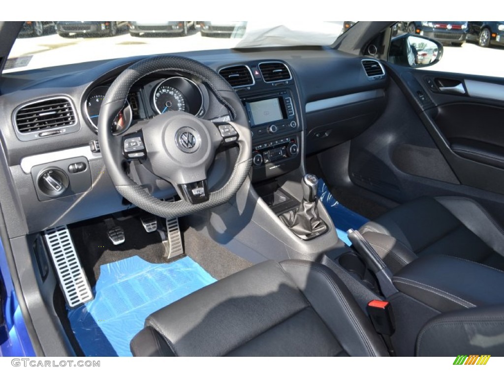 Titan Black Interior 2013 Volkswagen Golf R 2 Door 4Motion Photo #72863367