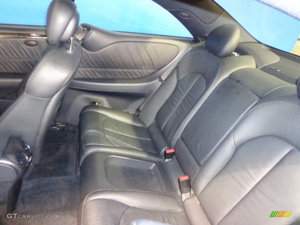 2008 CLK 350 Coupe - Majestic Black Metallic / Black photo #16
