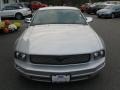 2007 Satin Silver Metallic Ford Mustang V6 Deluxe Coupe  photo #2