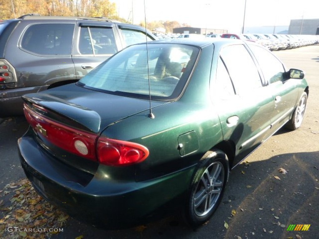2004 Cavalier Sedan - Dark Green Metallic / Neutral photo #2