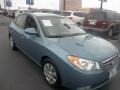 2007 Seattle Light Blue Hyundai Elantra GLS Sedan  photo #1