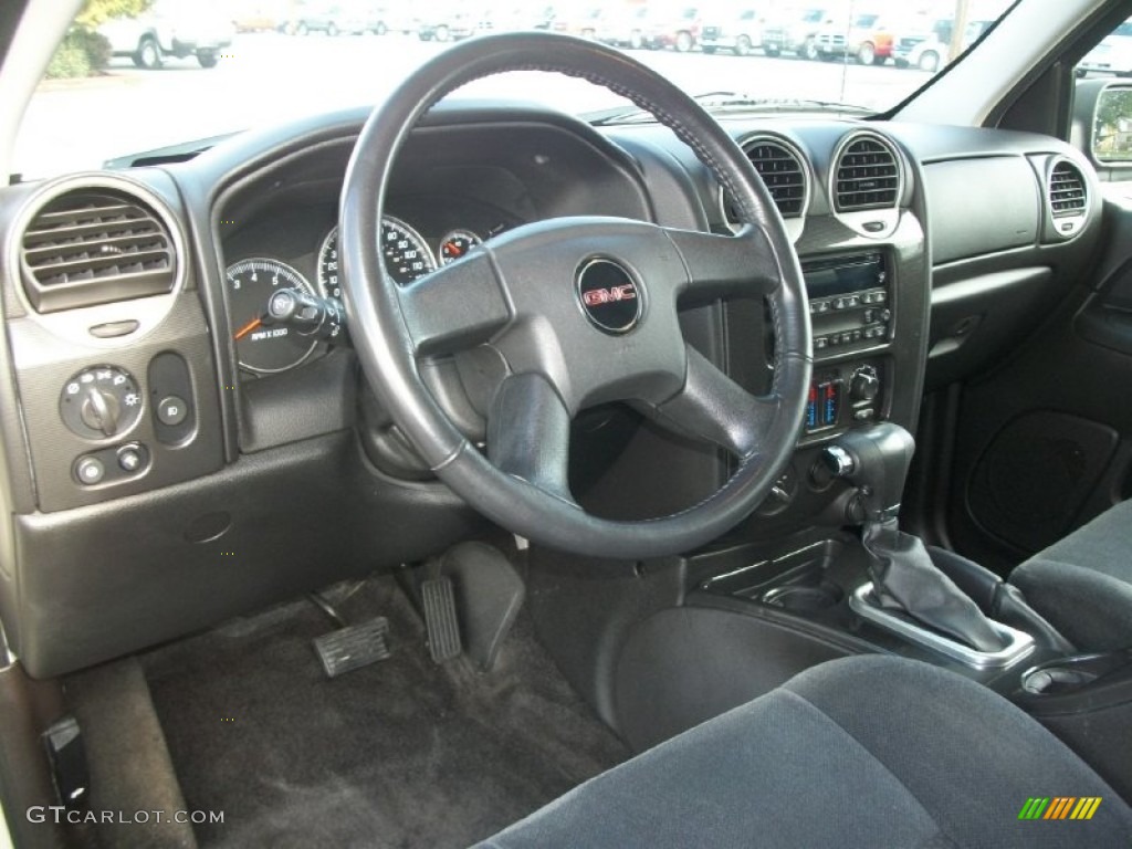 Ebony Interior 2009 GMC Envoy SLE 4x4 Photo #72865723