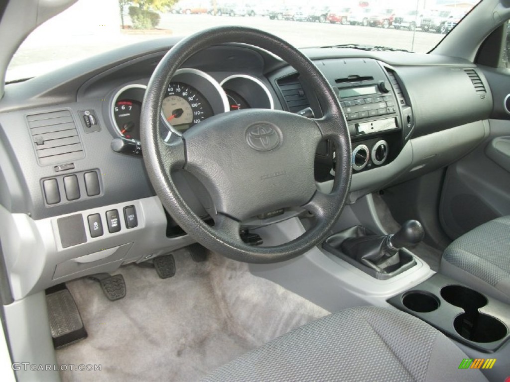 Graphite Gray Interior 2009 Toyota Tacoma V6 Access Cab 4x4 Photo #72866049