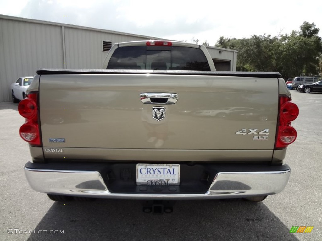 2008 Ram 3500 SLT Mega Cab 4x4 Dually - Light Khaki Metallic / Khaki photo #7