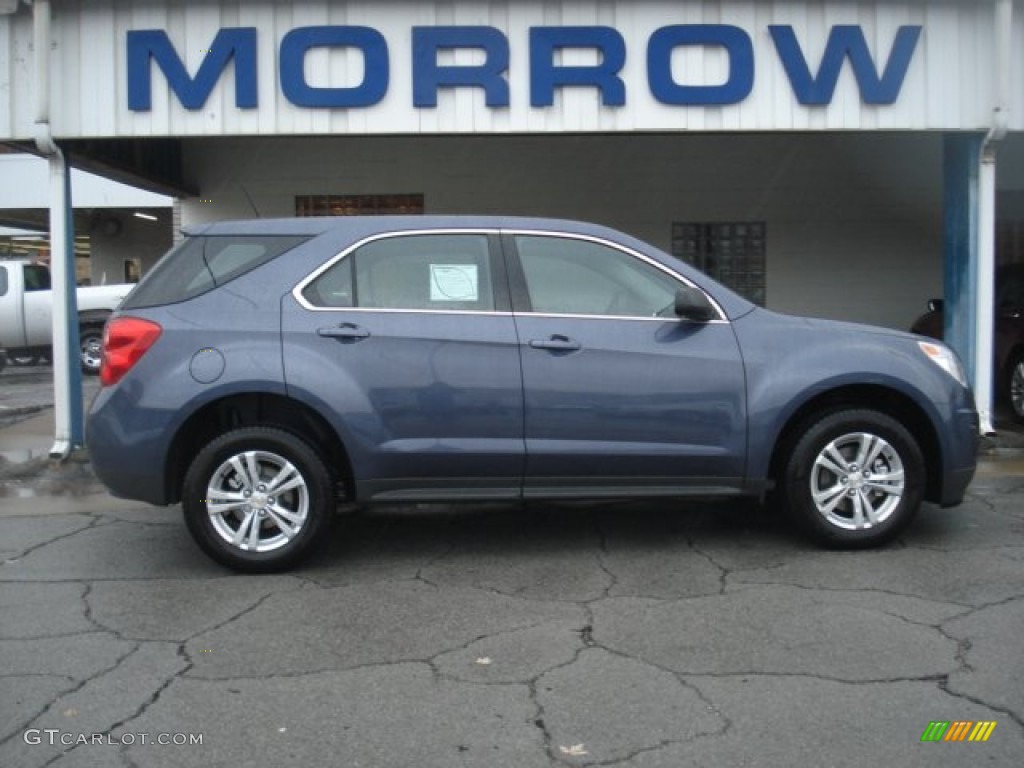 2013 Equinox LS - Atlantis Blue Metallic / Jet Black photo #1