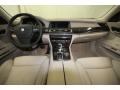 Oyster Nappa Leather Dashboard Photo for 2009 BMW 7 Series #72868260
